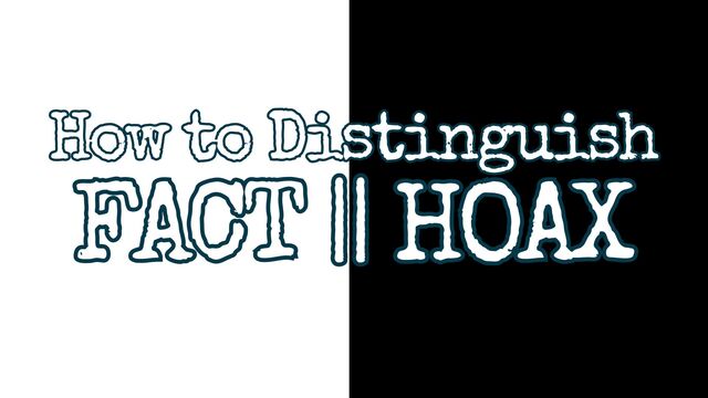 Membedakan berita asli dan hoaks